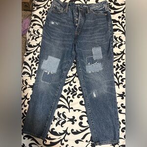 🔥Old navy demin jeans button fly O.G. high rise straight - size 14
